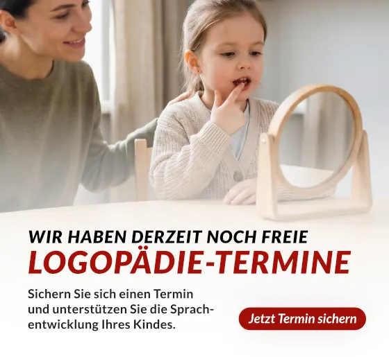 Wir haben noch frei Physio- und Logopädie-Therapieplätze
